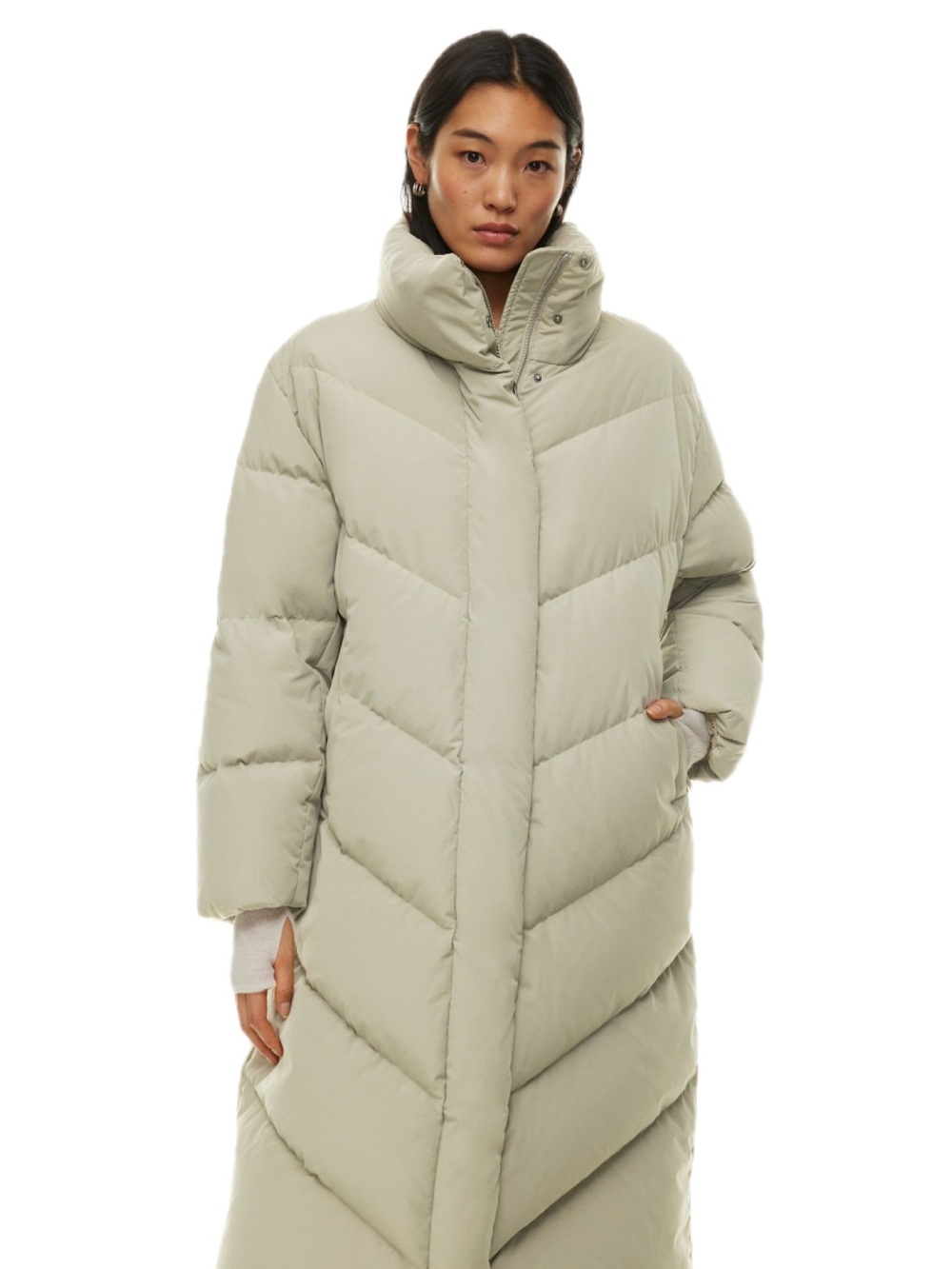 Wilfred by Aritzia The Cloud Puff Long Down Puffer Coat